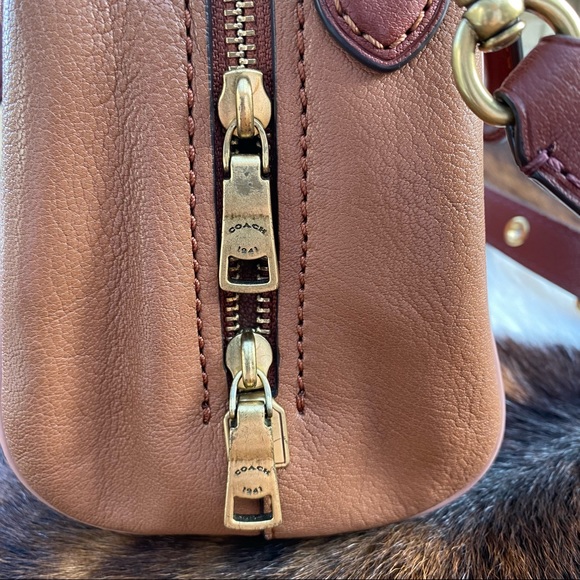 Coach Marleigh 20 In Colorblock 1941 Saddle Multi/Brass - Picture 8 of 16